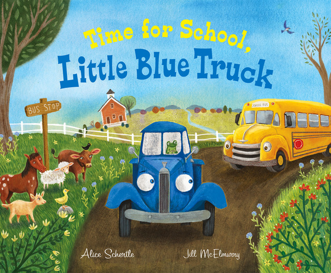 Fall Picture Books: Time for School, Little Blue Truck & The New Kid Has Fleas