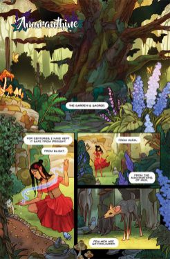 Panel from 'Amarinthine' c/o TO Comix site